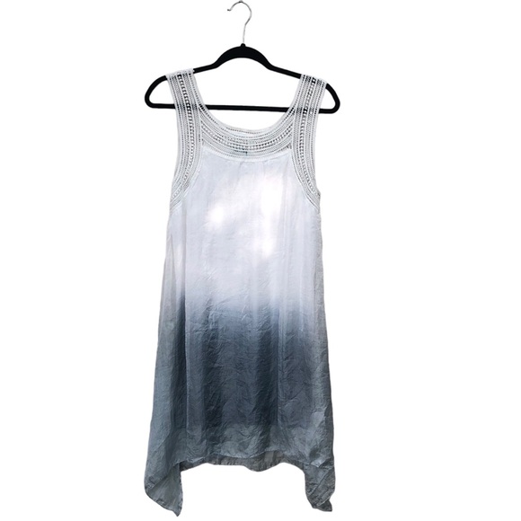 Nostalgia Gray and White Ombré Tank Blouse size XL - Picture 3 of 9